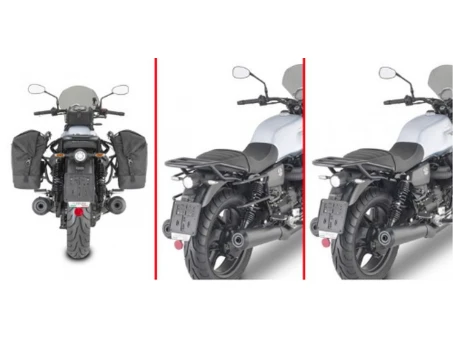 Suport pentru genti laterale KAPPA - montare rapida REMOVE-X MOTO GUZZI V7 STONE 21 | TR8206K
