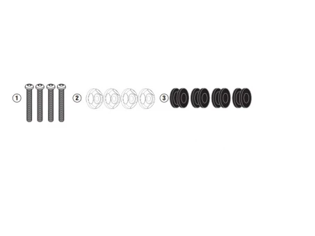Suport parbriz KAPPA - 2153DTK YAMAHA N-MAX 125/155 21- | D2153KITK