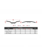 Ghidon SCAR 28,6 mm RC BEND - Albastru/Negru burete - Albastru/Alb/Rosu | S9112BLBL