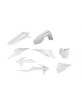 Kit plastice POLISPORT - KTM SX/SX-F '19-22 - Alb