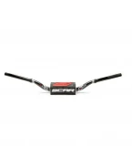 Ghidon SCAR 28,6 mm MCGRATH/SHORT - Negru/Alb burete - Negru/Alb/Rosu | S9172BKBK