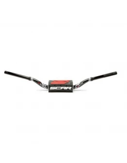 Ghidon SCAR 28,6 mm MCGRATH/SHORT - Negru/Alb burete - Negru/Alb/Rosu