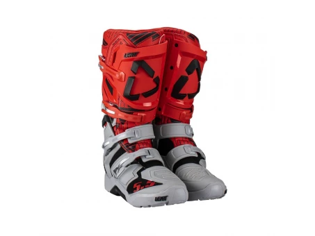 Cizme Leatt Cross 5.5 FlexLock Enduro JW22 - Rosu/Gri