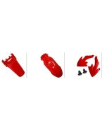 Kit complet plastice UFO HONDA CRF 50 04-23, culoare OEM (Rosu/Alb) | HO36004999