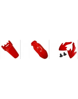Kit complet plastice UFO HONDA CRF 50 '04-23, culoare OEM (Rosu/Alb)