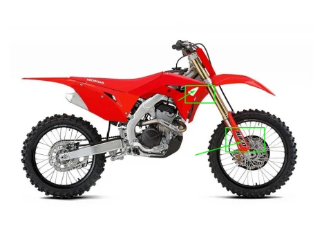 Kit complet plastice UFO HONDA CRF 250R 18-21, CRF 450R 17-20 culoare Rosu | HOKIT126111