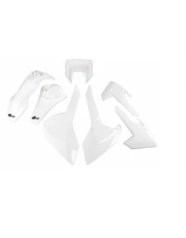 Kit complet plastice UFO HUSQVARNA TX/TE/FE '17-'19 Z culoare OEM (Alb) (HU621E999W)
