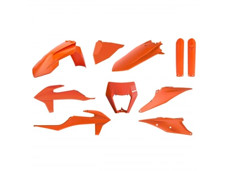 Kit plastice POLISPORT - (FULL KIT) KTM EXC/EXC-F TPI '20-'23 - Portocaliu | 91041