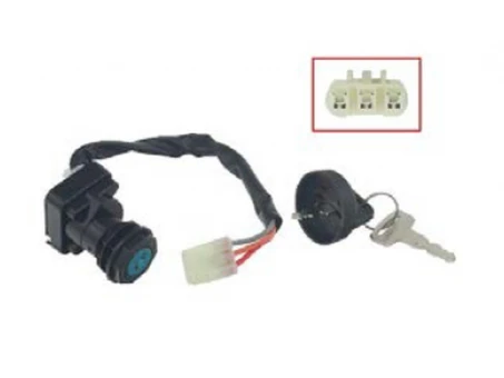 Contact pornire BRONCO (ignition switch) ARCTIC CAT 250/300/375/400/500 01-07, SUZUKI LT-F 250 OZARK 02-14, LT-Z 400 QUADSPORT 03-04, LT-F/LT-A 500F 98-02 QUADRUNNER (OEM: 37110-07G00, 37110-09F00) | AT-01281