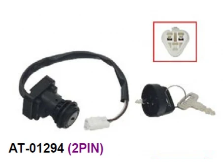 Contact pornire BRONCO (ignition switch) ARCTIC CAT DVX 400 06-08, KAWASAKI KLF 300 BAYOU 04-05, KVF 300 PRAIRIE 00-02, KVF 360 PRAIRIE 03-11, KVF 400 PRAIRIE 99-02, KFX 450R 08-14, SUZUKI LT-Z 400 QUADSPORT 05-08 (OEM: 27005-1229, 3509-009, | AT-01294