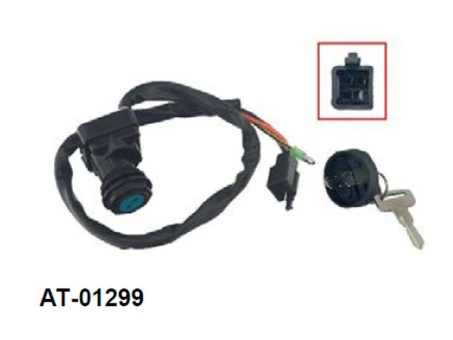 Contact pornire BRONCO (ignition switch) SUZUKI LT-Z 50 06-19, LT 80 QUADSPORT 87-06 (OEM: 37110-40B00/37110-40B01) | AT-01299