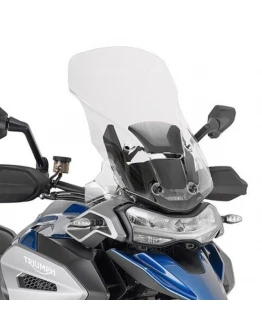 Parbriz moto KAPPA - TRIUMPH TIGER 1200 GT EXPLORER '22- HUSQVARNA NORDEN 901 '22- Transparent 57X38 CM (h x W)