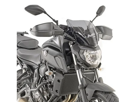 Parbriz moto KAPPA - YAMAHA MT-07 (2018) (28x36,5) Fumuriu cu suport montaj | KA2140