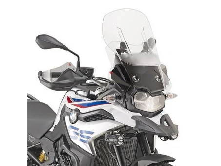 Parbriz moto KAPPA - BMW F 750 GS (18) (necesar Kit montaj D5129KITK), F 850 GS (18) Airflow reglabil Transparent | KAF5127