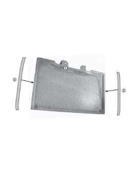 Protectie radiator KAPPA - HONDA NC 750X (16-17) Negru