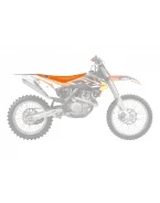 Husă șa BLACKBIRD KTM SX/SXF '11-'15, EXC/EXCF '12-'16 REPLICA TROPHY 2022 culoare Portocaliu (inlocuieste 1521R20)