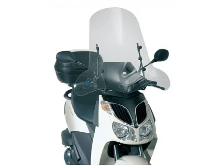 Parbriz moto KAPPA - KYMCO / SYM / PEUGEOT / YAMAHA / APRILIA / HONDA Transparent 66 x 67 CM - fara montura | 105AK