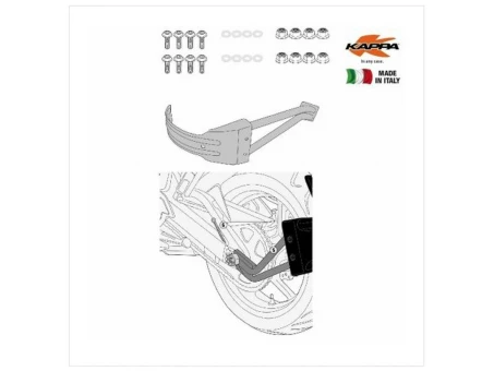 Suport aripa spate KAPPA - KRM02 YAMAHA MT-07 TRACER (16-19) | RM2130KITK