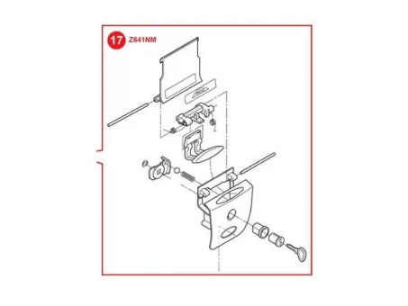 Element inchidere top case KAPPA K35NT | Z641NNM