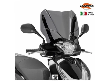Parbriz moto KAPPA - HONDA SH 125i-150i ABS (12-16) 36,5 X 45 CM Fumuriu | KD1128S