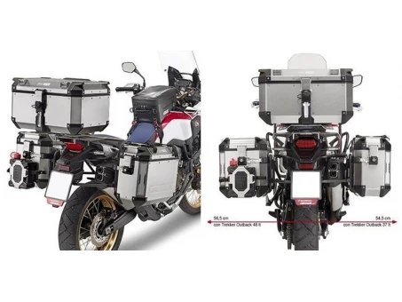 Suport pentru genti laterale KAPPA MONOKEY CAM SIDE HONDA CRF 1000L Africa Twin (16-17) - compatibil cu KFR KFORCE ALU | KL1144CAM