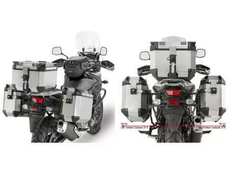 Suport pentru genti laterale KAPPA MONOKEY CAM SIDE SUZUKI DL 650 V-Strom (17-23) - compatibil cu KFR KFORCE ALU | KL3112CAM