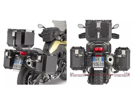 Suport pentru genti laterale KAPPA MONOKEY CAM SIDE BMW F 750 GS (18-19), F 850 GS (18-19), F 850 GS Adventure (19) - compatibil cu KFR KFORCE ALU | KL5127CAM
