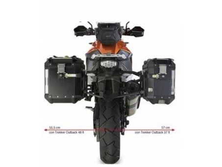 Suport pentru genti laterale KAPPA MONOKEY CAM SIDE KTM 1190 Adventure / R (13-16), 1050 Adventure / 1290 Super Adventure (15-16), 1090 Adventure / 1290 Super Adventure R / S (17-19), T (17) - compatibil cu KFR KFORCE ALU | KL7705CAM