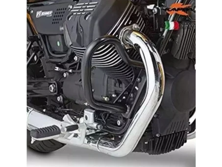 Crash bar moto KAPPA - MOTO GUZZI V7 III Stone / Special (17-19), V7 III Stone Night Pack (19), V9 Roamer / V9 Bobber (16-19) Negru | KN8202