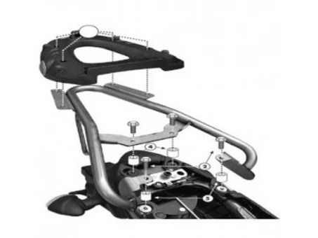 Suport pentru topcase KAPPA - SUZUKI GLADIUS 650 (09-16) (cu placa MONOLOCK) | KR121M