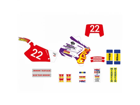 Kit grafic BLACKBIRD HONDA CR 125R '93-'97, CR 250R '92-'96 REPLICA TEAM ENDURO FIM HONDA 1995