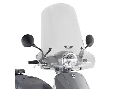 Parbriz moto KAPPA - SYM Fiddle 125 Euro 5 (20) Transparent - necesar Kit montaj A7062AK | 7062AK