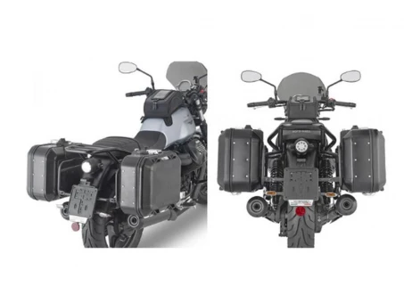 Suport pentru genti laterale KAPPA MONOKEY MOTO GUZZI V7 STONE 21 - RETRO-FIT K-VENTURE ALU si KMISSION ALU | KLO8206MK