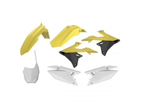 Kit plastice POLISPORT - SUZUKI RMZ 250 '19-'24; RMZ 450 '1R OEM Galben