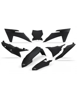 Kit complet plastice UFO KTM SX 125 / 250 / 300 TBI '23-'24, SX-F 250 / 350 / 450 '23-'24 culoare Negru