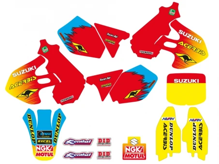 Kit grafic BLACKBIRD SUZUKI RM 125/250 '96-'00 REPLICA TEAM SUZUKI 1999