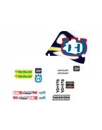 Kit grafic BLACKBIRD HUSQVARNA CR/WR 125/250 '98-'99 REPLICA TEAM HUSQVARNA MADDII 1998