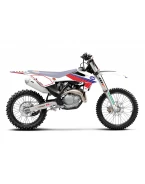 Kit grafic BLACKBIRD KTM SX/SX-F '19-'22, EXC/EXC-F '20-'23 RETRO culoare Alb Albastru Rosu