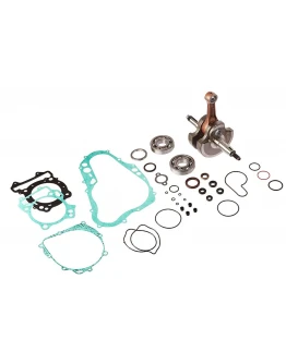 Set reparatie partea inferioara motor Hot Rods SUZUKI DR-Z 400 '00-'04, DR-Z 400E '00-'07, DR-Z 400S '00-'09, '11-'23, DR-Z 400SM '05-'09, '13-'23, KAWASAKI KLX 400R '03-'04 (arbore cotit, rulmenti, simeringuri, garnituri)