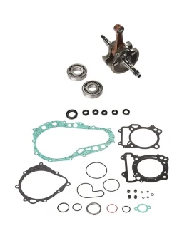 Set reparatie partea inferioara motor Hot Rods ARCTIC CAT 400 DVX '04-'08, KAWASAKI KFX 400 '03-'06, SUZUKI LT-Z 400 '03-'08 (arbore cotit, rulmenti, simeringuri, garnituri)