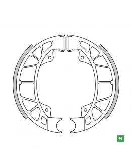 Saboti frana moto NEWFREN - APRILIA SPORT CITY 50 08-10 , GILERA 50/125 97-08 , PIAGGIO, VESPA, ZIP, SFERA, SKIPPER , HEXAGON, ROCZNIKI 96-10 (110X25MM)