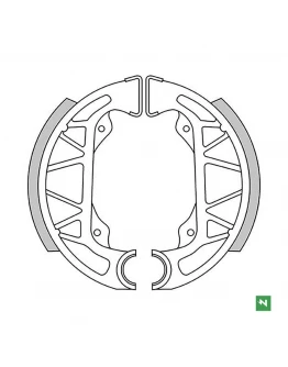 Saboti frana moto NEWFREN - GILERA TYPHON 50 96> ,PIAGGIO NRG 50 SFERA 50 96> (100X20MM)