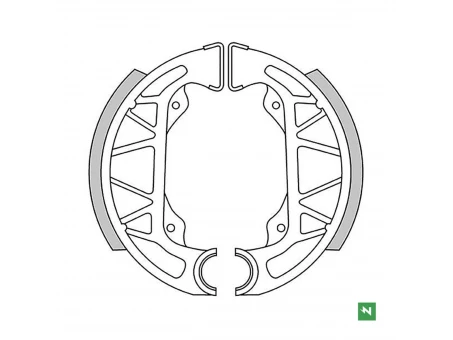 NEWFREN WYPRZEDAŻ SZCZĘKI HAMULCOWE GILERA TYPHON 50 96> ,PIAGGIO NRG 50 SFERA 50 96> (100X20MM) | GF.0263