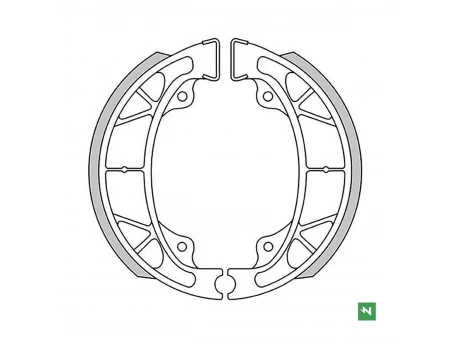 NEWFREN WYPRZEDAŻ SZCZĘKI HAMULCOWE MALAGUTI CR1 50 CROSSER 95-98 (110X25MM) | GF.0264