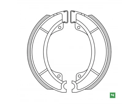 NEWFREN WYPRZEDAŻ SZCZĘKI HAMULCOWE YAMAHA SR 250 87-04 (150X25MM) | GF.1264