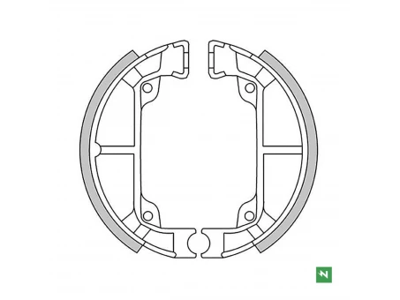 NEWFREN WYPRZEDAŻ SZCZĘKI HAMULCOWE SUZUKI ADRESS 50, TUNE 50 93-, ATALA BYTE 50, HACKER 50 -95 (95X20MM) | GF.1297