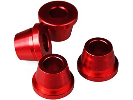 Kit bucse cauciuc pentru montare ghidon SCAR HONDA - Rosu | SCCRF