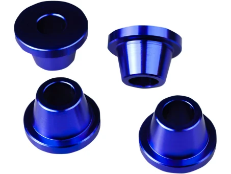 Kit bucse cauciuc pentru montare ghidon SCAR KAWASAKI - Albastru | SCKXF