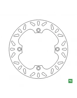 Disc de frana fata NEWFREN - HONDA XL 650V TRANSALP '00-'07; XL 700V TRANSALP '08-'11 (256X144X4,0) (4X10,5MM)