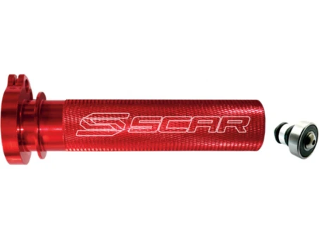 Tub Acceleratie SCAR din aluminiu KAWASAKI KX 250 19-24 KX 450 19-24, SUZUKI RMZ 250 04-06 RMZ 450 05-24, YAMAHA YZ / YZF - Rosu | TT100R